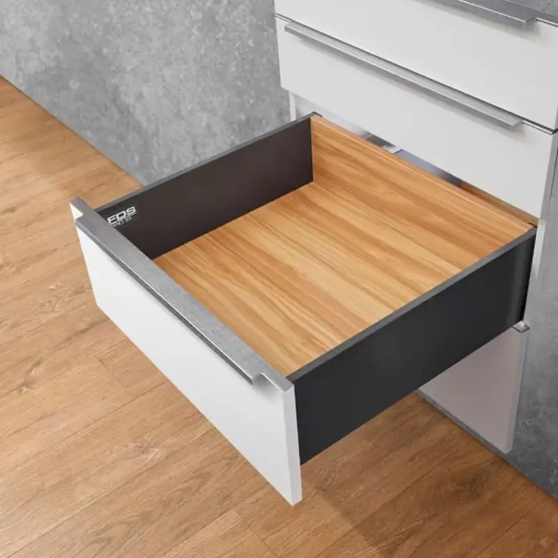 Prémium Fiókcsúszó FDS-PRO 18 C duplafalú fiókoldal 400mm Antracit 40kg Fém