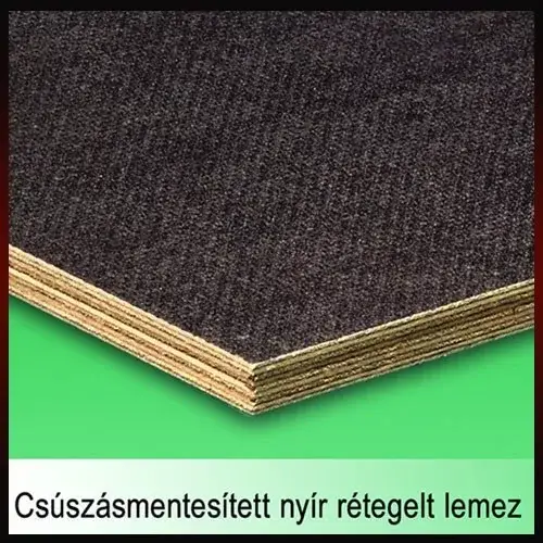Rétegelt lemez Csúszásmentes HEXSA 1250x2500x6,5mm Azonnal elérhető