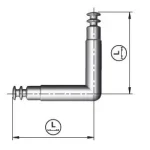 Rendeld meg most Spiral Lock Excenter szár sarok 2x70mm