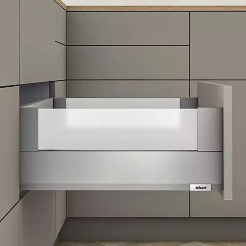 MerivoBox 32" E magasságú BOXCOVER Üveg oldallal 550mm-es Szürke 40kg Szuper akció