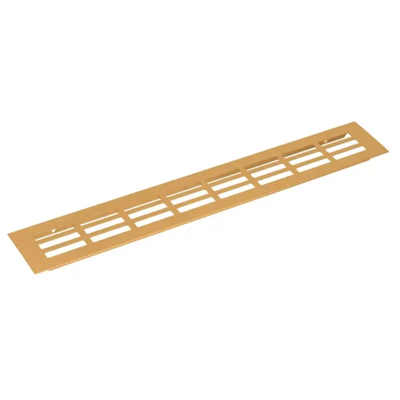 Utolsó esély Szellőzőrács 80x400mm Arany elox