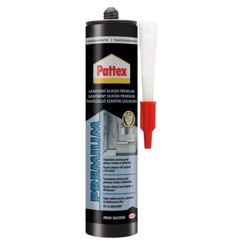 Azonnali szállítás Pattex Penészálló szaniter szilikon 310ml Transzparens