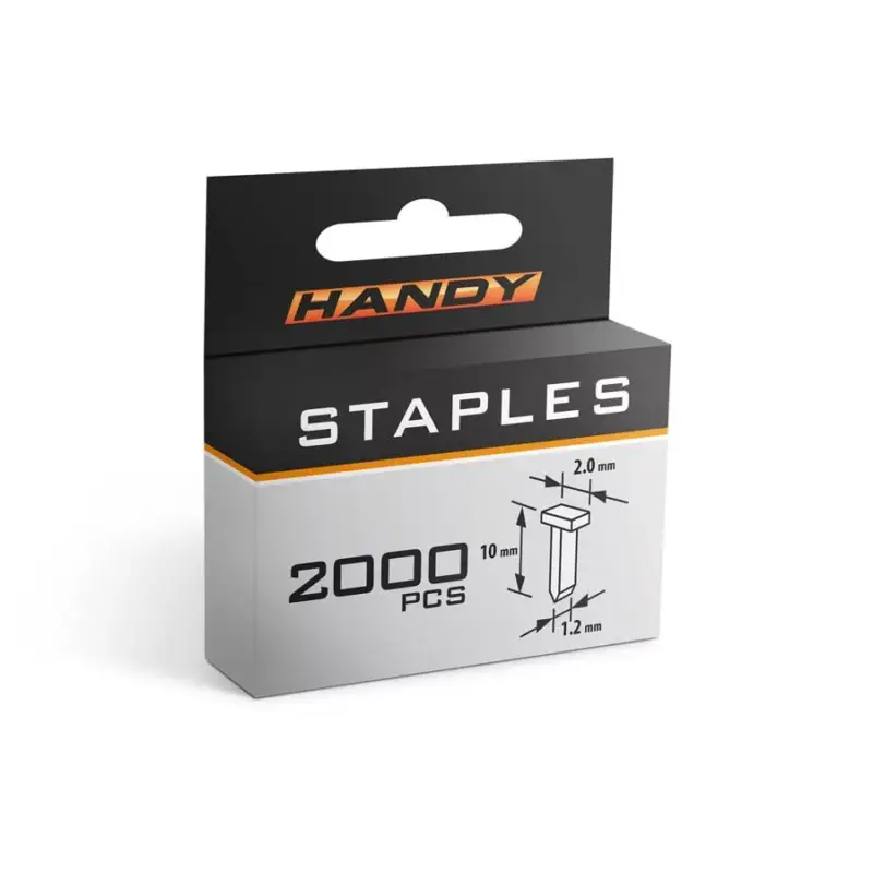 Csak ma Tűzőkapocs - 1,2 x 2 x 10 mm 2000 db Handy