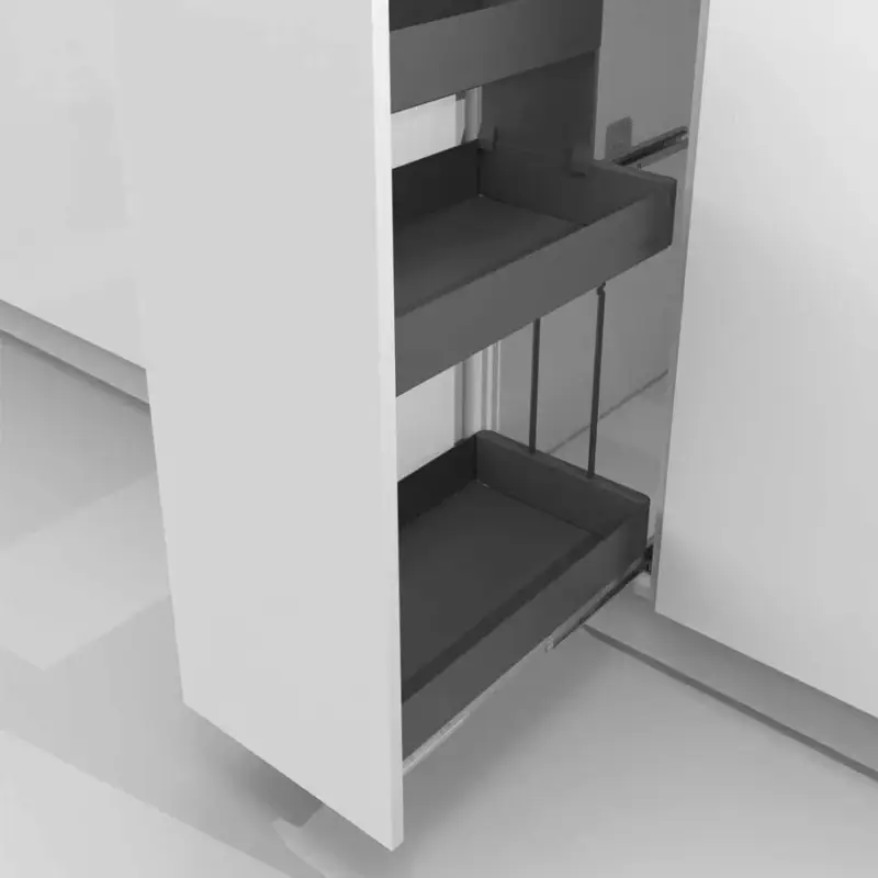 Kesseböhmer K-Line Base vasalat szett 200mm tálcával Antracit Gyors kiszállítás