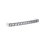 Prémium Bútorfogantyú Enza 128mm Króm-Swarovski