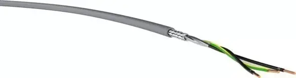 HSLCH-JZ 5x1 mm2 300/500V szürke árnyékolt, halogénmentes vezérlő kábel Szuper akció