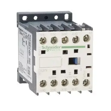 Kihagyhatatlan ajánlat Schneider Electric CA2KN31B7, Segédkontaktor 10A, 24V AC 50/60 Hz vezerlés, 3 Záró + 1 Nyitó érintkező, csavaros csatlakozás (Segédkapcsoló CA2KN31B7)