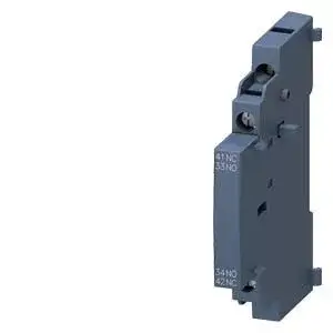 Akció Siemens 3RV2901-1A segédérintkező blokk, oldalsó, 1 Záró + 1 Nyitó, csavaros csatlakozás, 3RV2 motorvédőkhöz (Siemens 3RV29011A)