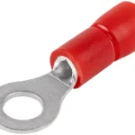 Tracon PSZ3 szigetelt szemes saru, 1,5mm2, M3, (d1=1,7mm, d2=3,7mm), piros, ónozott elektrolitréz Olcsóbb