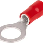 Szuper akció Tracon PSZ10-10 szigetelt szemes saru, 10mm2, M10, (d1=4,5mm, d2=10,5mm), piros, ónozott elektrolitréz