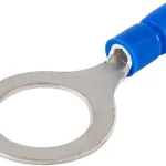 Tracon KSZ12 szigetelt szemes saru, 2,5mm2, M12, (d1=2,3mm, d2=13mm), kék, ónozott elektrolitréz Szuper akció