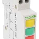 Tracon SLJL-AC230-SZP moduláris jelzőlámpa, 3db leddel (piros, sárga, zöld), 230V AC Ne maradj le