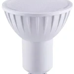 Tracon, SMDGU107W, LED-es fényforrás, ( opál búrás, műanyag házas spot ) 7W-os teljesítményű, GU10 foglalattal, 2700K-es színhőmérsékletü, SMD LED ( 450 lm ) Tracon ( SMDGU107W ) Korlátozott ajánlat