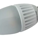 Szezonális akció Tracon, LGY5W, LED-es fényforrás, ( gyertya alakú )5W-os teljesítményű, E14 foglalattal, 2700K-es színhőmérsékletü, SMD LED ( 370 lm ) Tracon ( LGY5W )