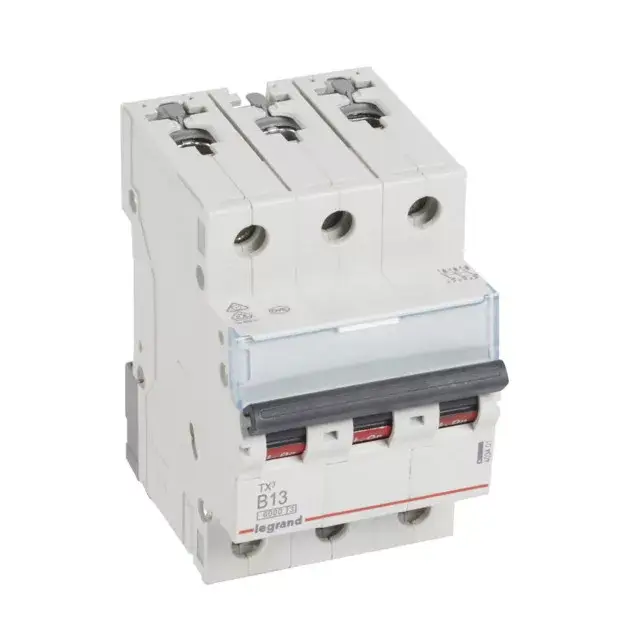Legrand 403401 TX3 Kismegszakító. 3P, 13A, B karakterisztika, 6kA Gyors kiszállítás