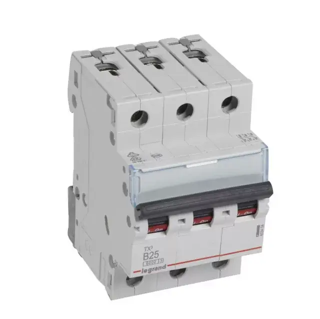Legrand 403404 TX3 Kismegszakító. 3P, 25A, B karakterisztika, 6kA Árengedmény