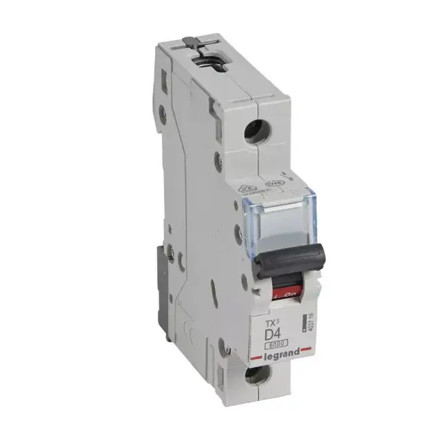 Legrand 403716 TX3 Kismegszakító. 1P, 4A, D karakterisztika, 6kA Szuper ajánlat
