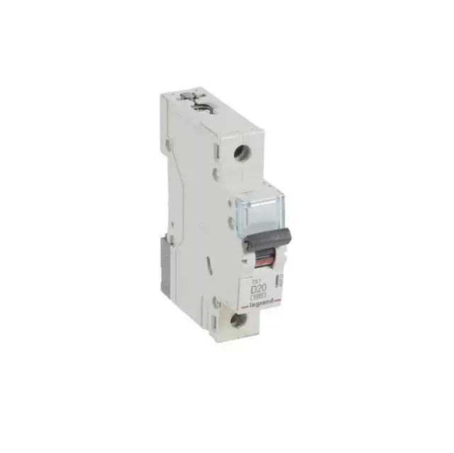 Legrand 403722 TX3 Kismegszakító. 1P, 20A, D karakterisztika, 6kA Outlet
