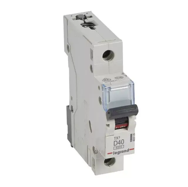 Legrand 403725 TX3 Kismegszakító. 1P, 40A, D karakterisztika, 6kA Gyors kiszállítás