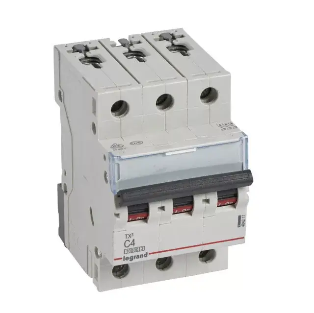 Legrand 404217 TX3 Kismegszakító. 3P, 4A, C karakterisztika, 10kA Olcsóbb