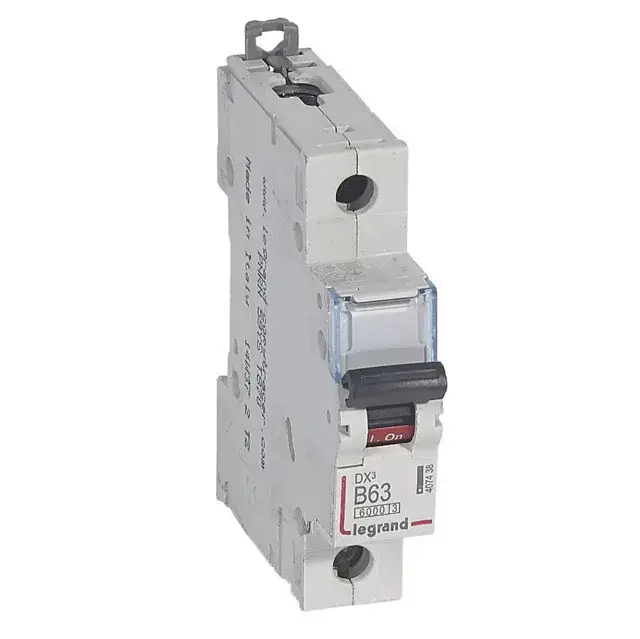 Legrand 407438 DX3 Kismegszakító. 1P, 63A, B karakterisztika, 6kA Csak ma