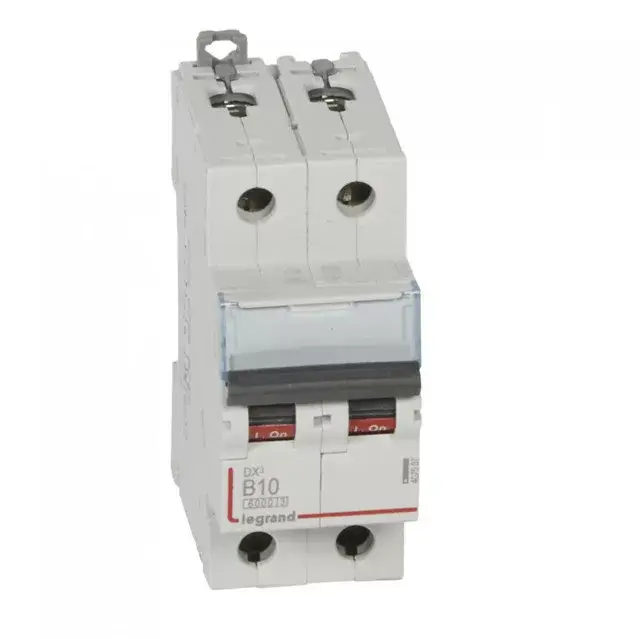 Legrand 407507 DX3 Kismegszakító. 2P, 10A, B karakterisztika, 6kA Kedvezményes ár