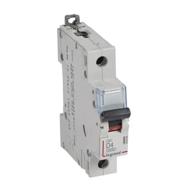 Legrand 407966 DX3 Kismegszakító. 1P, 4A, D karakterisztika, 6kA Rendeld meg most