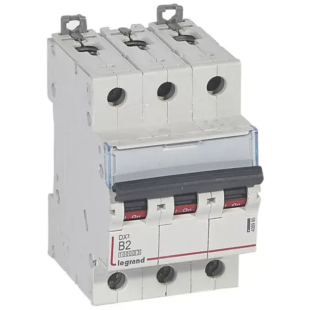 Legrand 408985 DX3 Kismegszakító. 3P, 2A, B karakterisztika, 10kA Nézd meg most