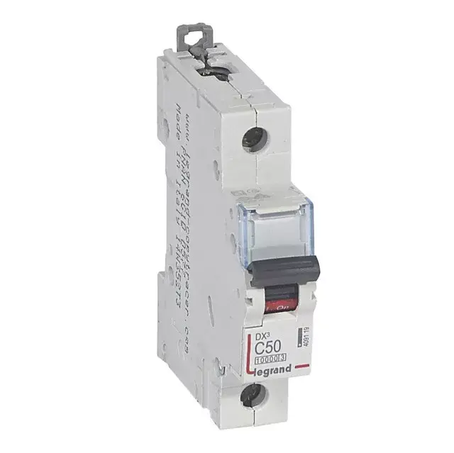 Outlet Legrand 409119 DX3 Kismegszakító. 1P, 50A, C karakterisztika, 10kA