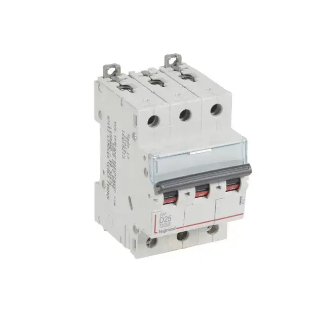 Alacsony ár Legrand 409501 DX3 Kismegszakító. 3P, 25A, D karakterisztika, 10kA