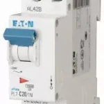 Akció Eaton 262750 PL7-C20/1N Kismegszakító. 1P+N, 20A, C karakterisztika, 10kA