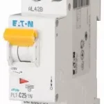 Eaton 262760 PL7-D25/1N Kismegszakító. 1P+N, 25A, D karakterisztika, 10kA Exkluzív ajánlat