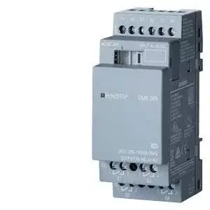 Alacsony ár Siemens 6ED1055-1HB00-0BA2 LOGO! DM8 24R expansion module, PS/I/O: 24V/24V/relay, 2 MW 4 DI/4 DO, AC/DC/NPN input for LOGO! 8 (Siemens 6ED10551HB000BA2)
