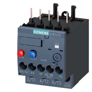 Siemens 3RU2116-1HB0 hőkioldó relé 5,5..8 A, csavaros csatlakozás, S00 méret, 10 osztály (Sirius 3RU21161HB0) Csak ma