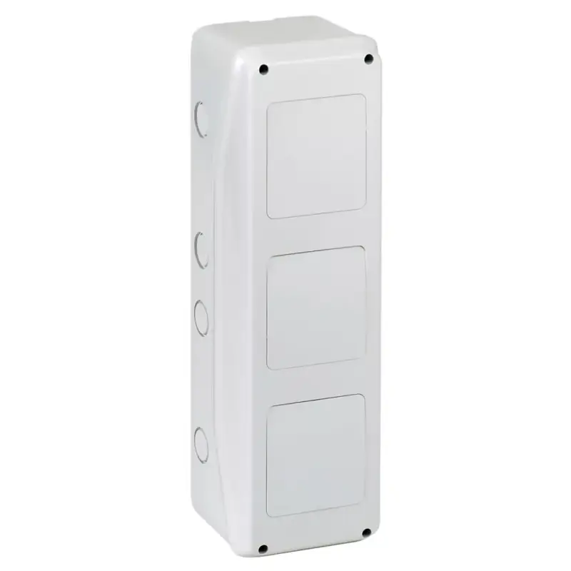 Schneider 13993 Kaedra illesztődoboz, 3 db 90x100 mm-es níylással, IP65, falon kívüli Legkelendőbb