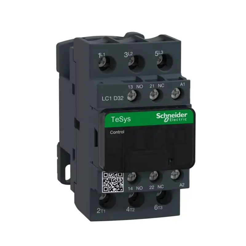 Legjobb ár Schneider LC1D32D5, Tesys D mágneskapcsoló, 15kW/32A (400V, AC3), 42V AC 50 Hz vezerlés, 1Z+1Ny, csavaros csatlakozás