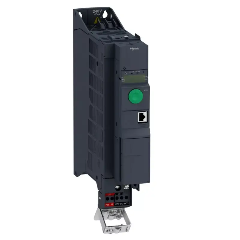 Biztonságos vásárlás Schneider ATV320U22M2B frekvenciaváltó 2,2 kW, 1 fázis, 200..240V AC, IP20, könyv kivitel (Altivar Machine 320)