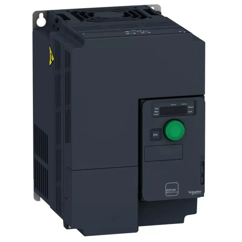 Azonnali szállítás Schneider ATV320U75S6C frekvenciaváltó 7,5 kW, 3 fázis, 525..600V AC, IP20, kompakt kivitel (Altivar Machine 320)