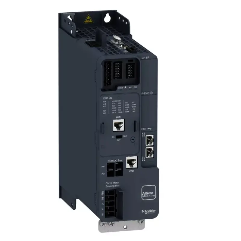 Vásárlói kedvenc Schneider ATV340U22N4E frekvenciaváltó 2,2 kW, 3 fázis, 380..480V AC, IP20, Ethernet 2xRJ45 (Altivar Machine 340)