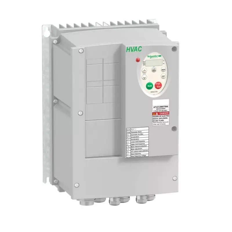 Legjobb ár Schneider ATV212WU22N4C frekvenciaváltó 2,2 kW, 3 fázis, 380..480V AC, C1 osztályú EMC szűrővel, IP55 (Altivar 212 épületes alkalmazásokra)