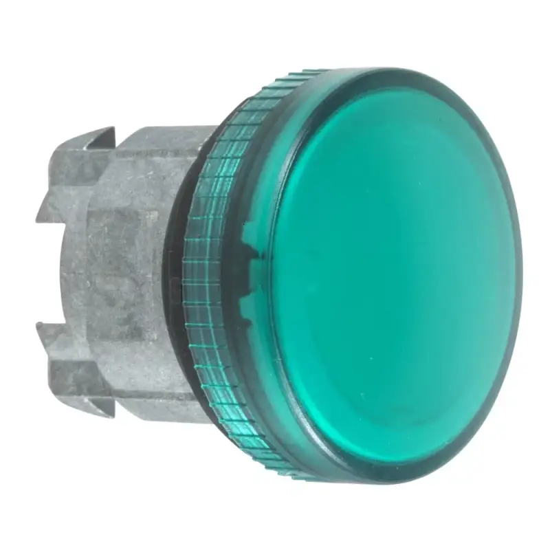 Schneider ZB4BV033E Harmony fém jelzőlámpa fej, Ø22, LED jelzőlámpához, betehető címke, zöld Biztonságos fizetés