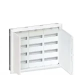 Legjobb ár Hager Univers FWU43S Fém mezős elosztó 144 modul, 4 sor, 703x853x110mm, (fal kivágás 652x805x110mm) teli ajtóval, IP30, süllyesztett
