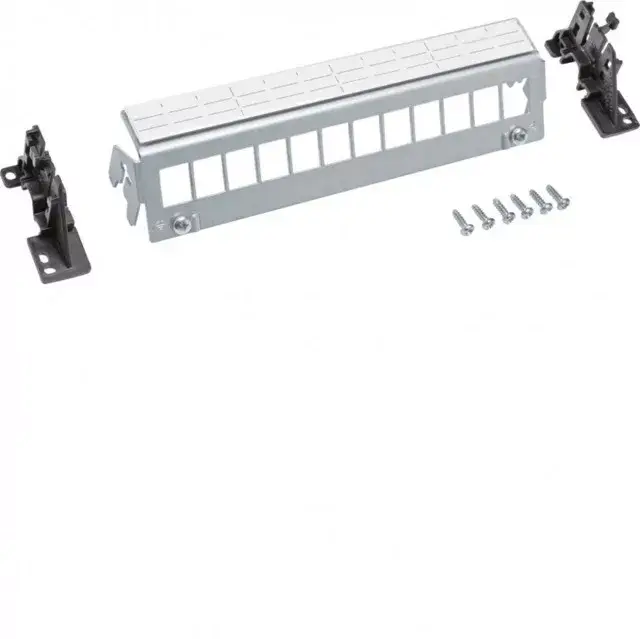 Alacsony ár Hager FZ12MK 12x patch panel, Keystone, üres