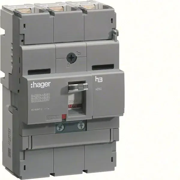 Expressz kézbesítés Hager HNB100H x250 TM kompakt megszakító, 3P, 100A, 40kA