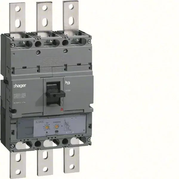 Gyors szállítás Hager HNE970H h1000 LSI kompakt megszakító, 3P, 1000A, 50kA