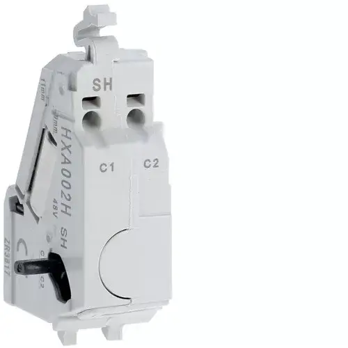 Olcsóbb Hager HXA002H x160/250 SH munkaáramú kioldó 48V DC