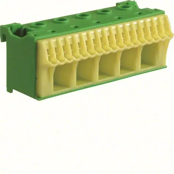 Hager KN22E PE-sorkapocs, QuickConnect, z-s, 22 csatlakozás, zöld-sárga Csak ma