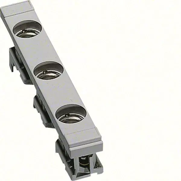 Hager L063L D02 biztosítós aljzat, 60mm-es síntávolságra, 3x35A, 16mm2 Újdonság