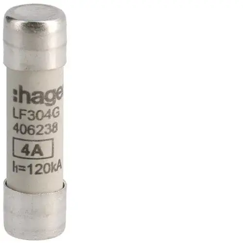 Hager lf304g Hengeres olvadóbiztosítóbetét, 10x38 mm, gG, 4 A 500 V Végkiárusítás
