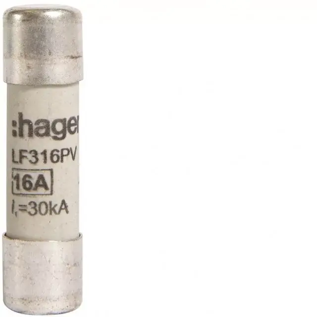 Hager LF316PV Fotovoltaikus biztosíték 10x38 mm 16A Prémium